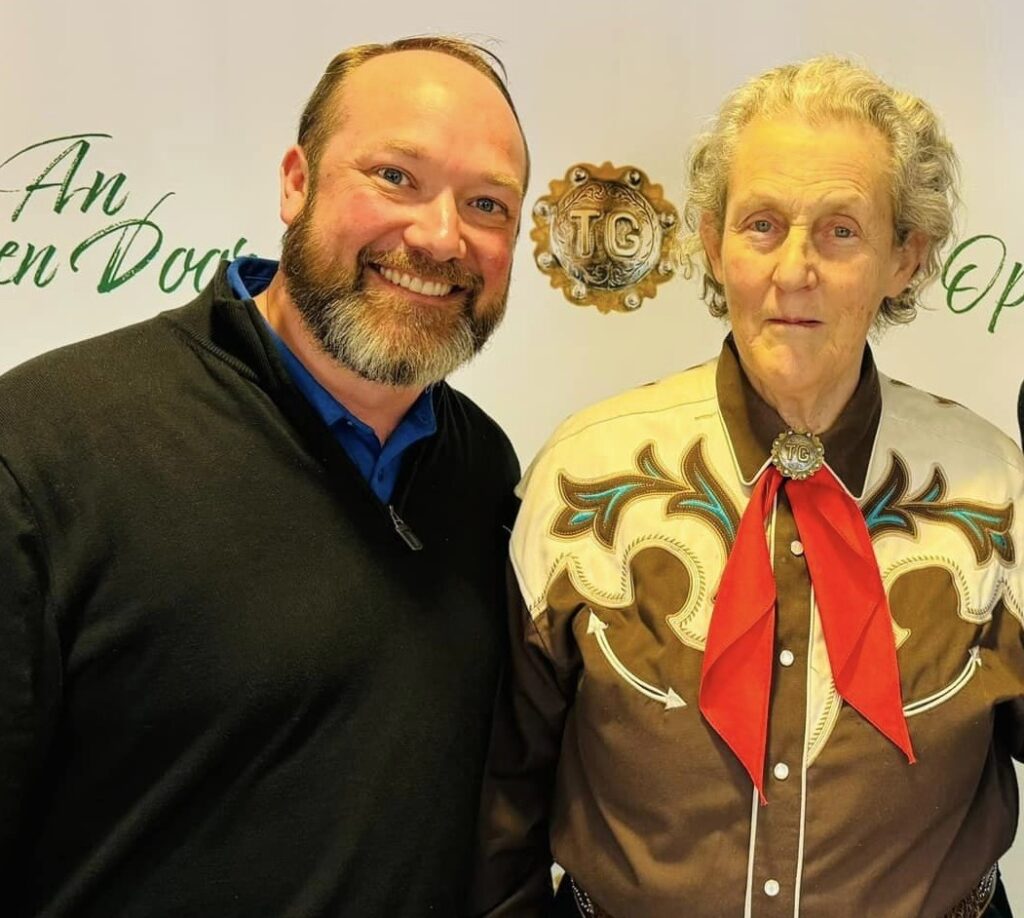 John Festervand and Dr. Temple Grandin