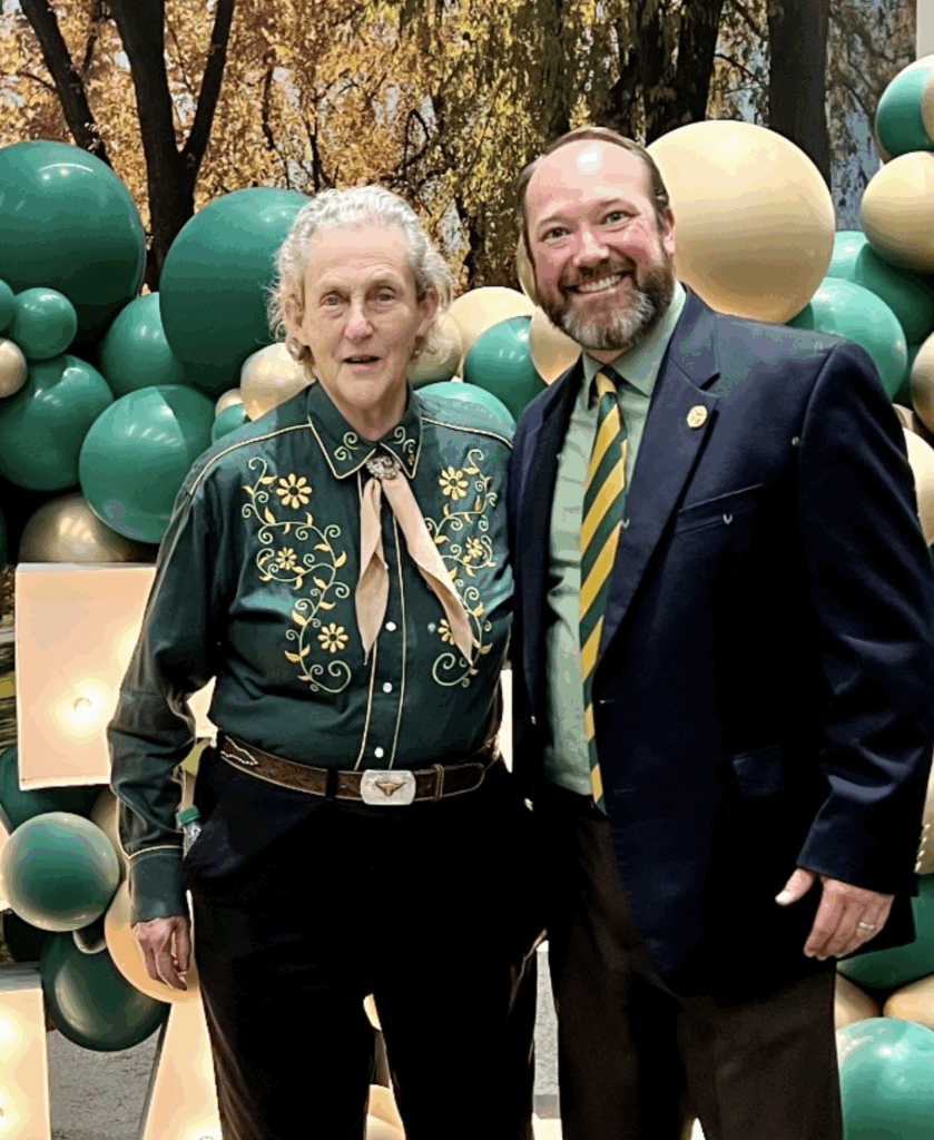 John Festervand and Dr. Temple Grandin